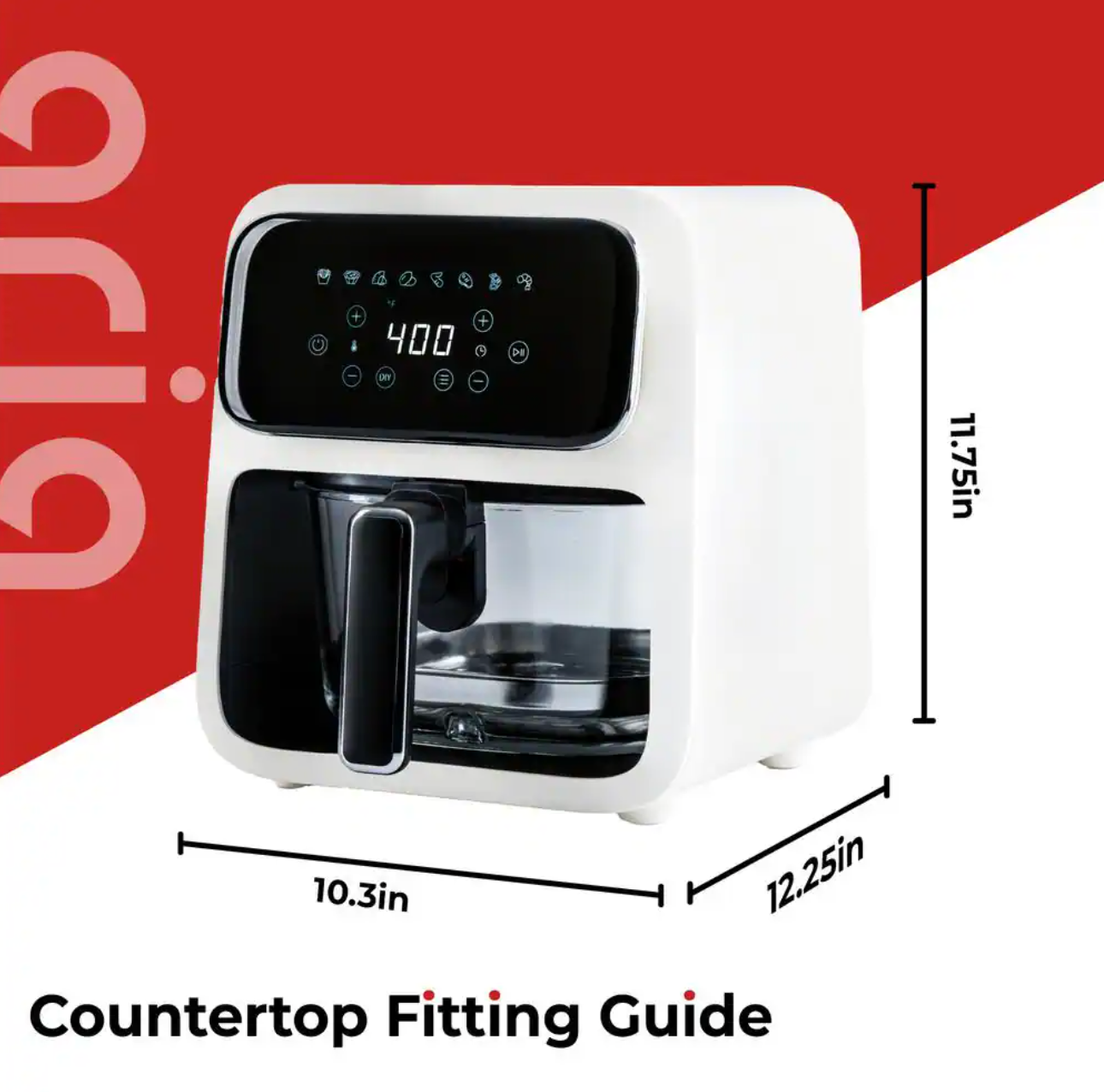 Flexispot Glass Air Fryer Toxin-Free
